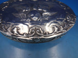 William Comyns English Sterling Silver Box with Cherubs Angels London 1902 #6623