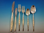 Stardust by Gorham Sterling Silver Flatware Set Service Mid Century Modern 54 pc