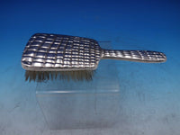 Tiffany Sterling Silver Hair Brush #25251 Alligator Leather Pattern (#6578)