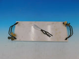 Butterfly Ginkgo by Michael Aram Marble and Brass Cheese Board with Knife - New