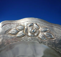 Aztec Rose by Maciel Mexican Sterling Silver Candy Dish 1" x 6 1/2" (#4998)