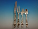 Les Six Fleurs by R&B Sterling Silver Flatware Set 12 Service 125 Pcs Dinner
