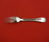Lap Over Edge Plain by Tiffany and Co Sterling Silver Regular Fork Engraved Hawk