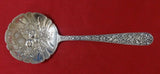 Repousse by Kirk Sterling Silver Berry Spoon with Fruit Round 925/1000 8 7/8"