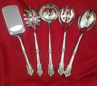 Grande Baroque by Wallace Sterling Silver Hostess Set 5pc Server Custom HHWS