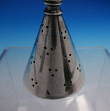 Sven Toxvaerd Danish Sterling Silver Candlestick Pair 3 3/4" x 2" Modern (#4799)