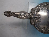 Cupid Sterling Silver Hand Mirror 10 1/2" x 5 3/4" c.1900 Art Nouveau (#5726)