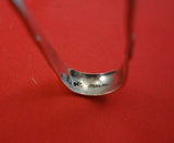 Whiting Sterling Silver Sugar Tong Hand Hammered with Claw and Poppy 3 1/2"