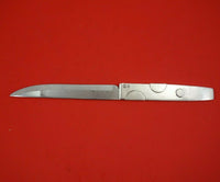 Silver Disk by William Spratling Mexican Sterling Silver Dinner / Steak Knife 9"