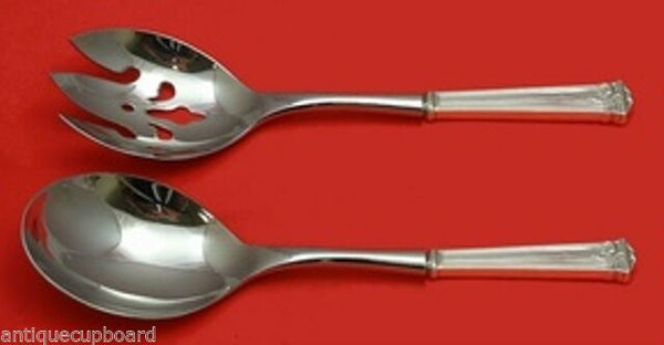 Trianon by International Sterling Silver Salad Serving Set 2pc HHWS Custom 11"