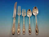 Gadroonette by Manchester Sterling Silver Flatware Set for 8 Service 40 pieces