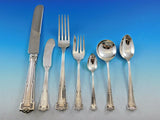 Dauphine by Wallace Sterling Silver Flatware Set 12 Service 101 pc Dinner A mono