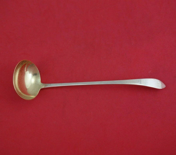 Faneuil by Tiffany and Co Sterling Silver Sauce Ladle Gold Washed 7" Serving