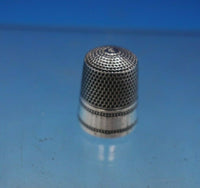 Simons Brothers Sterling Silver Thimble #10 7/8" Tall x 3/4" Diameter (#6567)