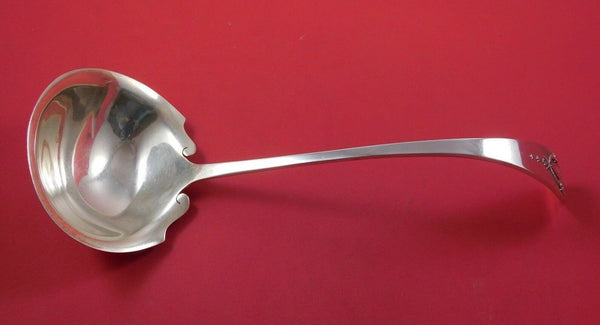 Mount Vernon by Lunt Sterling Silver Soup Ladle AS FH w/ Wavy Shoulders 13 3/8"