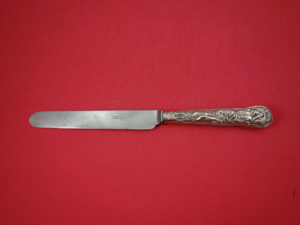 Stag Hunt by English Sterling Silver Dinner Knife Paul Storr w/ TG mono