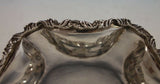 Mexican Sterling Silver Bowl with Six Lobes and Three Applied Cast Feet (#2932)