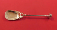 Decorated Ball End by George Sharp Sterling Silver Ice Cream Spoon GW BC 5 1/2"