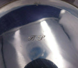 Round End by Arthur Stone Sterling Silver Fruit Bowl Hand Hammered (#4781)