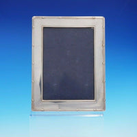 Reed and Ribbon by Carrs Sterling Silver Picture Frame 5 1/8" x 6 1/2" (#3217)