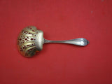 Florence by International Sterling Silver Nut Spoon gold wash pierced 4 3/4"