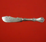 Strawberry by Durgin Sterling Silver Master Butter Flat Handle Bright-Cut 6 7/8"