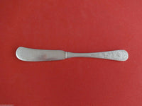 Mayflower by Unknown Coin Silver Butter Spreader Flat Handle 5 1/2"