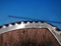 Gorham Sterling SIlver Pin Cushion Heart Shaped Pie Crust Edge #235 (#6602)