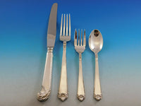 George II Rex by Birks Sterling Silver Flatware Set Service Dinner 69 pieces