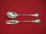 Marly by Christofle Silverplate Vegetable Serving Set w/ Round Bowl Spoon 2pc