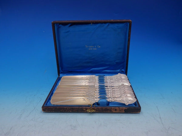 Italian by Tiffany and Co Sterling Silver Tea Knife Set 12pc in Fitted Box GW BC