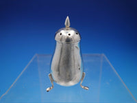 Mexican Sterling by R and R Sterling Silver Salt Dip and Pepper Set 3pc (#4447)