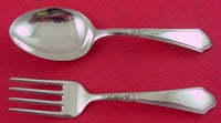 Chateau by Lunt Sterling Silver Baby Set 2-Piece 4 1/4" Child's Antique Flatware
