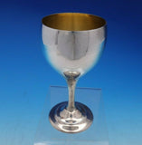 Gorham Sterling Silver Water Goblet with Gold Washed Interior #A13558 (#4645)