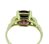 14k Yellow Gold 3.62ct Genuine Natural Rhodolite Garnet Ring (#J4586)