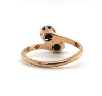 10k Yellow Gold Victorian Turquoise Ring (#J5558)