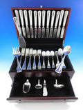 Milano by Buccellati Italy Silver Flatware Set for 12 Service 67 pcs Dinner