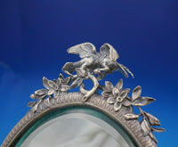 Tiffany and Co Sterling Silver Hand Mirror Early Union Square Birds Cherub #3764