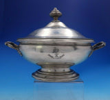 Cartier English Georgian Sterling Silver Vegetable Bowl Covered w/ Base (#4060)