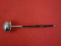 WK English Sterling Silver Toddy Ladle 1830-31 Twisted Horn Baleen Handle 7 1/2"