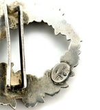 Kerr Sterling Buckle Set 2pc Wreath and Ribbon #365 (#J5480)