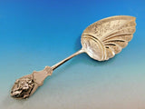 Art Silver by John Cook Sterling Silver Ice Cream Server 3D Medallion NY 1855-80
