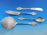 Medallion Gorham Sterling Silver Flatware Service Dinner Set 119 pcs Multi motif