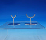 Olle Johanson Sterling Silver Food Holders on Stands Set 2pc (#4867)
