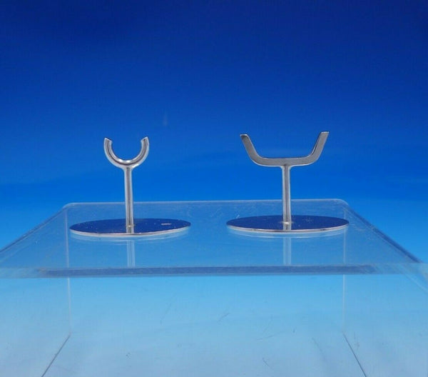 Olle Johanson Sterling Silver Food Holders on Stands Set 2pc (#4867)