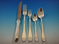 Gatchina Palace by Faberge Sterling Silver Flatware Set For 12 Service 63 Pcs