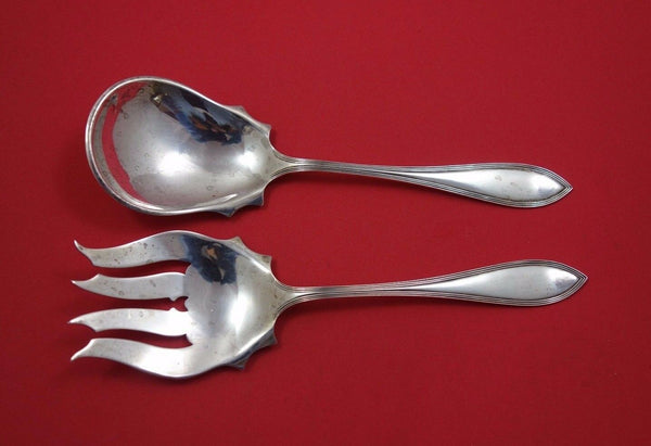 Puritan by International Sterling Silver Salad Serving Set 2pc 8 3/4"