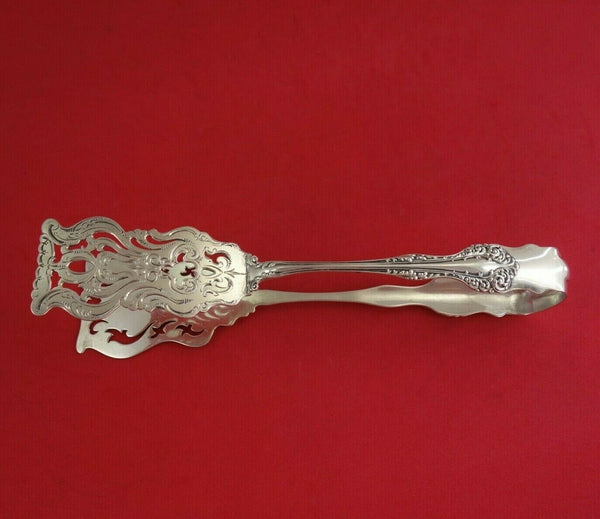 Florentine by Alvin Sterling Silver Sandwich Tong 9 3/4" Serving Antique