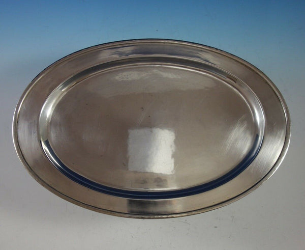 Porter Blanchard Sterling Silver Fish Serving Tray Oval #302 (#2900)