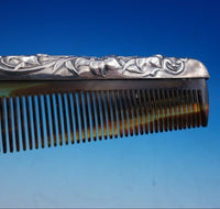Lily by Whiting Sterling Silver Comb with Replaced Teeth 7" #7071 (#3087)